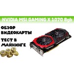 MSI GeForce GTX 1070 1607Mhz PCI-E 3.0 8192Mb 8108Mhz 256 bit DVI HDMI HDCP GAMING