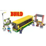 Классический конструктор LEGO City 60154 Автобусная остановка