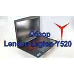 Ноутбук Lenovo Legion Y520 (Intel Core i7 7700HQ 2800 MHz/15.6"/1920x1080/8Gb/1128Gb HDD+SSD/DVD нет/NVIDIA GeForce GTX 1050 Ti/Wi-Fi/Bluetooth/DOS)