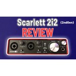 Внешняя звуковая карта Focusrite Scarlett 2i2 2nd Gen