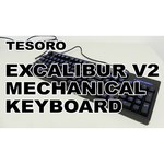 Клавиатура TESORO Excalibur V2 (Kailh Blue) Black USB обзоры