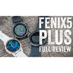 Часы Garmin Fenix 5S Plus Sapphire с замшевым ремешком