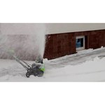 Снегоуборщик greenworks GD40SB с аккумулятором 2 А.ч и зарядным устройством