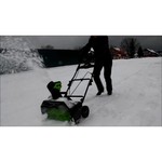 Снегоуборщик greenworks 80V с аккумулятором 4 А.ч и зарядным устройством