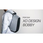 Рюкзак XD DESIGN Bobby Elle 6.5 grey (anthracite)