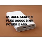 Аккумулятор Romoss Sense 6 Plus, 20000 mAh