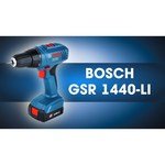 Bosch GSR 1440-LI 1.5Ah x2 Case