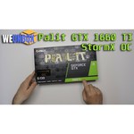 Видеокарта Palit GeForce GTX 1660 Ti 1500MHz PCI-E 3.0 6144MB 12000MHz 192 bit DVI HDMI HDCP StormX OC
