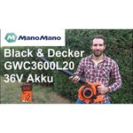 Аккумуляторная воздуходувка BLACK+DECKER GWC3600L20-QW