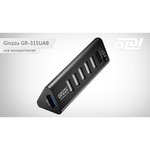 USB-концентратор Ginzzu GR-315UAB, разъемов: 7 обзоры