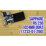 Sapphire Radeon R5 230 625Mhz PCI-E 2.1 1024Mb 1334Mhz 64 bit DVI HDMI HDCP обзоры
