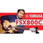 Гитара электроакустическая YAMAHA FSX800C Sand Burst