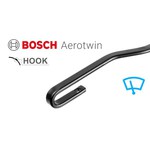 Щетка стеклоочистителя бескаркасная BOSCH Aerotwin AR553S 550 мм / 340 мм, 2 шт