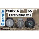 Часы Garmin Fenix 6S Sapphire с кожаным ремешком