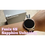 Часы Garmin Fenix 6S Sapphire с кожаным ремешком