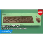 Logitech Desktop MK120 Black USB