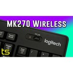 Logitech Wireless Combo MK270 Black USB