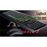 Logitech Wireless Combo MK330 Black USB