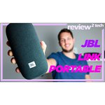 Портативная акустика JBL Link Portable Green с голосовым помощником Алисой