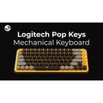 Клавиатура Logitech POP Keys Wireless Keyboard Heartbreaker Rose 920-010718