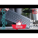 Logitech Клавиатура беспроводная Logitech MX Keys Mini USB + Bluetooth серый
