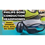 Беспроводные спортивные наушники Philips TAA6606BK/00 с микрофоном