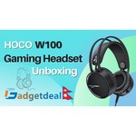 Наушники Hoco W102 Cool Tour Gaming Red 6931474740922