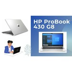 13.3" Ноутбук HP ProBook 430 G8 (1920x1080, Intel Core i7 2.8 ГГц, RAM 8 ГБ, SSD 256 ГБ, Win10 Pro)