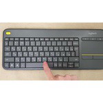 Logitech Wireless Touch Keyboard K400 Plus Black USB