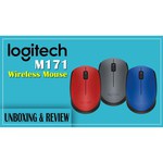 Logitech M170 Wireless Mouse Black-Grey USB