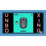 Logitech M170 Wireless Mouse Black-Grey USB