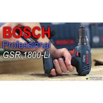 Bosch GSR 1800-LI 1.5Ah x2 Case Set