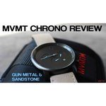 MVMT Chrono Series - Gunmetal/Sandstone Leather