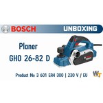 Электрорубанок Bosch GHO 26-82 D Professional