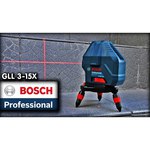 Лазерный уровень Bosch GLL 3-15 X Professional (0601063M00)