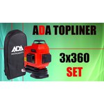 Лазерный уровень ADA instruments TOPLINER 3x360 Set (А00484)