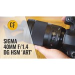 Объектив Sigma 40mm f/1.4 DG HSM Art Nikon F