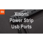 Удлинитель Xiaomi Mi Power Strip 3 (XMCXB01QM) черный