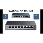 Коммутатор TP-LINK Easy Smart TL-SG108PE V2