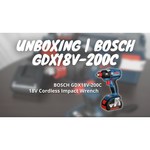 Гайковерт BOSCH GDX 18V-200 C 5.0Ач x2 L-BOXX