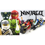 Конструктор LEGO Ninjago 70667 Мотоцикл-клинок Кая и снегоход Зейна