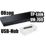 USB-концентратор TP-LINK UH700, разъемов: 7