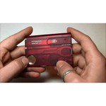 Швейцарская карта VICTORINOX SwissCard Quattro (13 функций)