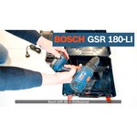 Дрель-шуруповерт BOSCH GSR 180-LI 2.0Ач х2 кейс