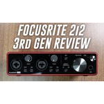 Внешняя звуковая карта Focusrite Scarlett 2i2 3rd Gen
