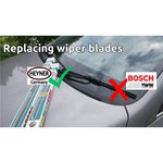 Щетка стеклоочистителя бескаркасная BOSCH Aerotwin AR16U 400 мм