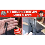 Щетка стеклоочистителя бескаркасная BOSCH Aerotwin AR16U 400 мм