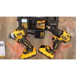 Ударная аккумуляторная дрель-шуруповерт DeWALT DCD709S2T Li-Ion 1.5 А·ч 18 В х2 кейс TSTAK 65 Н·м