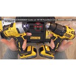 Ударная аккумуляторная дрель-шуруповерт DeWALT DCD709S2T Li-Ion 1.5 А·ч 18 В х2 кейс TSTAK 65 Н·м