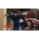 Ударная аккумуляторная дрель-шуруповерт BLACK+DECKER BL188N 18 В коробка 52 Н·м